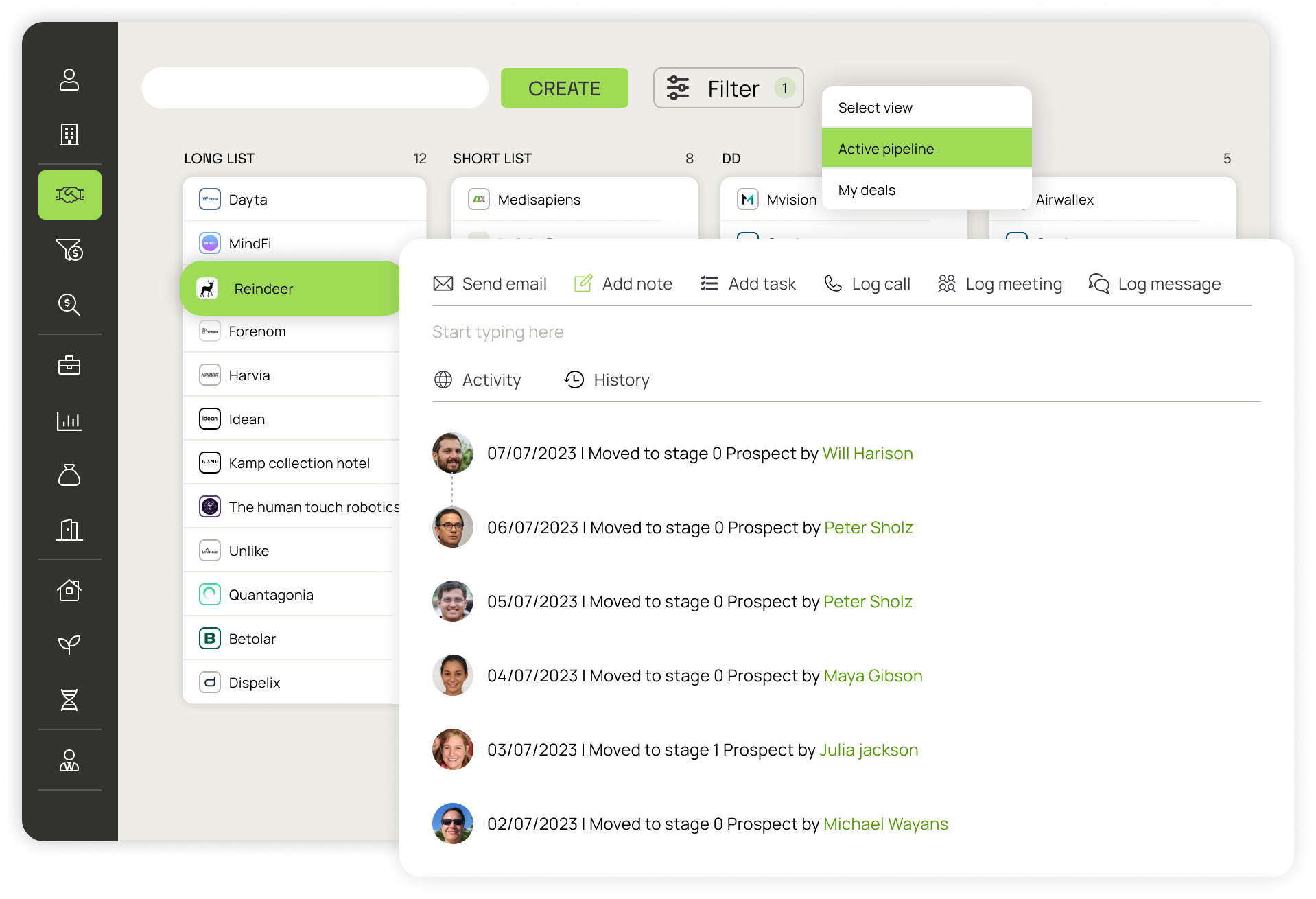 Deal flow management