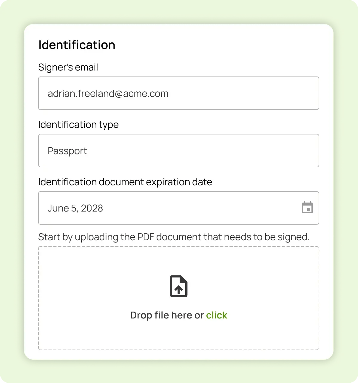 store sensitive info