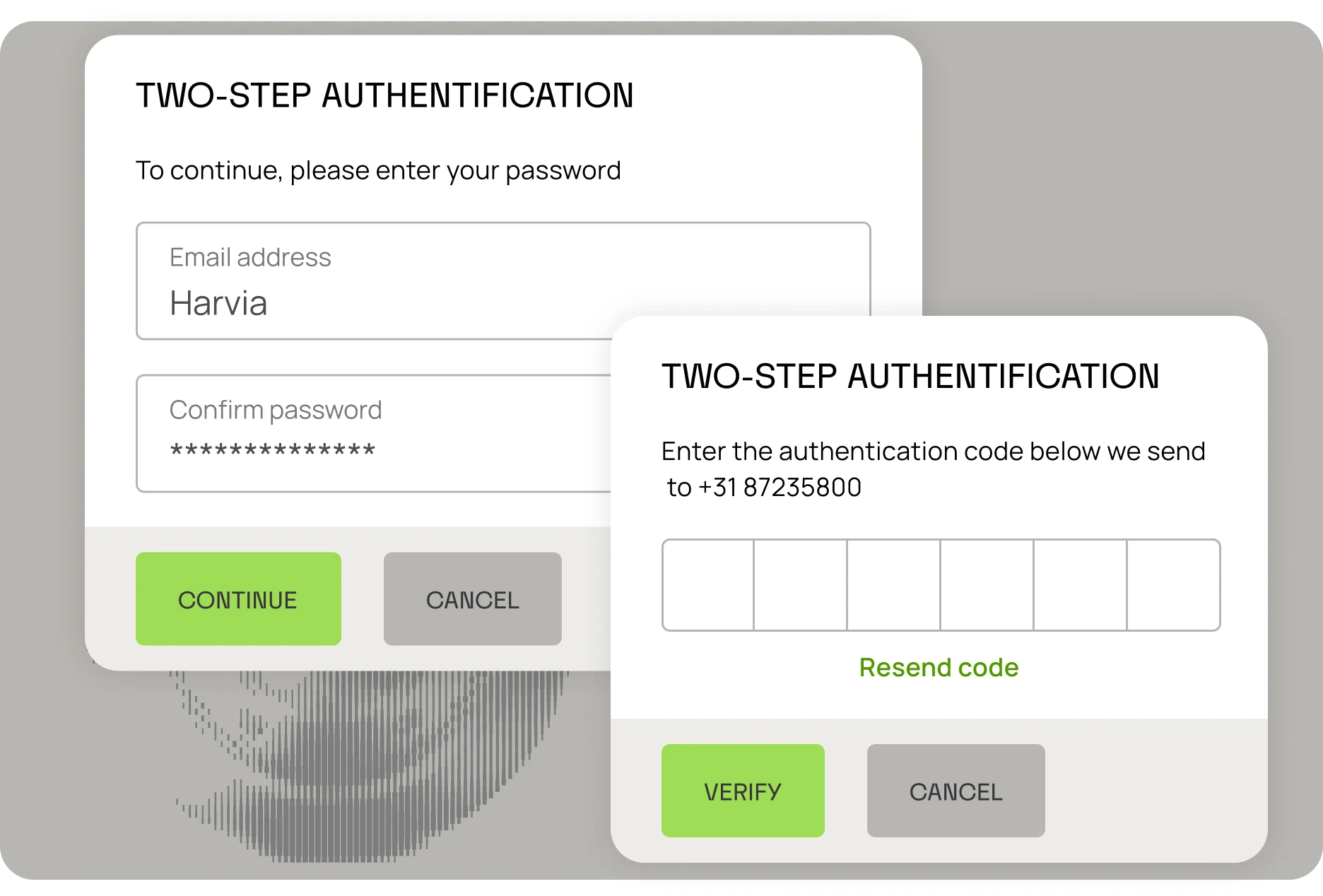 two step authentification